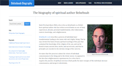 Desktop Screenshot of belsebuubbiography.com